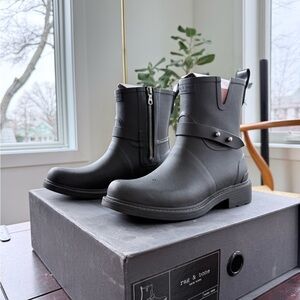 Rag & Bone Black Rain Boots